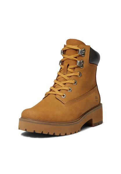 Trapery damskie, Timberland Carnaby Cool 6 In Boot. Brązowe trapery i śniegowce Timberland, z materiału. Za 549.99 zł.