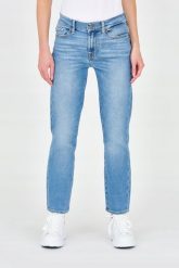 7 FOR ALL MANKIND Niebieskie jeansy Roxanne. Niebieskie jeansy 7 for all mankind, bez wzorów. W wyprzedaży za 451.00 zł.
