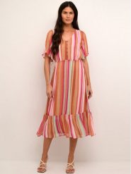 Cream Sukienka letnia Serena 10611490 Kolorowy Regular Fit. Sukienki Cream, na lato, bez wzorów, z wiskozy, bez kołnierzyka, bez ramiączek. Za 649.99 zł.