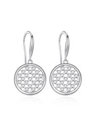 METROPOLITAN Powlekane kolczyki z kryształami Swarovski rozmiar: onesize. Szare kolczyki METROPOLITAN, z kryształem, z mosiądzu, z zapięciem typu bigiel. Za 70.41 zł.