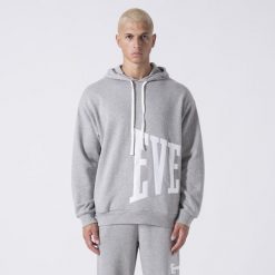 EXCLUSIVE BLUZA Z KAPTUREM Z LOGO SIWY MELANZ BAWELNA, POLIESTER. Szare bluzy EVERLAST, l, z aplikacjami, z bawełny, z kapturem. Za 139.99 zł.