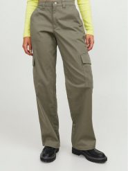 JJXX Spodnie materiałowe 12236946 Zielony Regular Fit. Zielone spodnie materiałowe JJXX, m, bez wzorów, z bawełny. Za 139.99 zł.