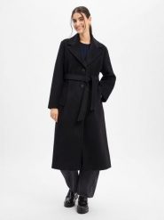 Weekend Max Mara płaszcz wełniany z domieszką moheru Kobiety czarny, 38. Czarne płaszcze Weekend Max Mara, bez wzorów, z wełny, bez kaptura. Za 3,299.95 zł.