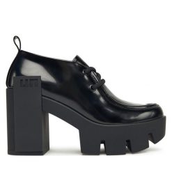 Półbuty United Nude. Czarne czółenka United Nude, bez wzorów, bez obcasa, na obcasie, bez zapięcia. Za 1,579.00 zł.