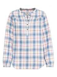 Camel Active Bluzka w kolorze błękitno-białym rozmiar: XL. Niebieskie bluzki Camel Active, xl, bez wzorów, bez kołnierzyka, bez ramiączek. Za 170.47 zł.