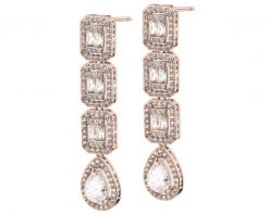 Kolczyki z mosiądzu pozłacane z cyrkoniami. Kolczyki Artelioni, z cyrkonią, pozłacane. Za 229.00 zł.