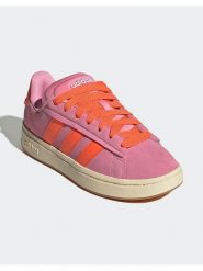 Adidas Skórzane sneakersy "Grand Court Alpha 00s" w kolorze różowym rozmiar: 39. Różowe trampki Adidas, bez wzorów, bez zapięcia. Za 311.12 zł.
