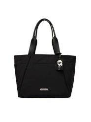 KARL LAGERFELD Torebka B3W30128 Czarny. Czarne shopper KARL LAGERFELD, bez wzorów, z materiału, bez dodatków. Za 849.99 zł.