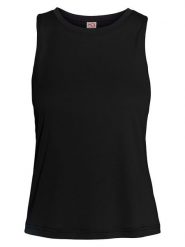 KARI TRAA Top sportowy "Una" w kolorze czarnym rozmiar: S. Czarne koszulki sportowe Kari Traa, bez wzorów, z materiału, bez ramiączek, outdoorowe. Za 82.99 zł.