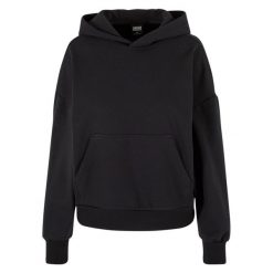 Bluza Damska Z Kapturem Oversize. Czarne bluzy Urban Classics, xl, bez wzorów, z kapturem. Za 131.99 zł.