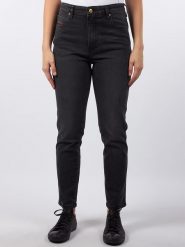 Diesel Clothes Dżinsy "Babhila" - Slim fit - w kolorze antracytowym rozmiar: W24/L32. Czarne jeansy Diesel Clothes, l, z aplikacjami, z podwyższonym stanem. Za 131.43 zł.