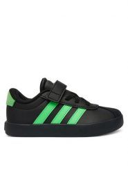 Adidas Sneakersy Vl Court 3.0 Skateboarding Shoes Kids KK4548 Czarny. Czarne płaszcze Adidas, bez wzorów, ze skóry, bez kaptura. Za 199.99 zł.