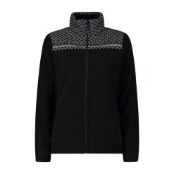 Bluza damska turystyczna CMP 34J0486. Czarne bluzy sportowe CMP, xl, bez wzorów, bez kaptura. Za 448.50 zł.