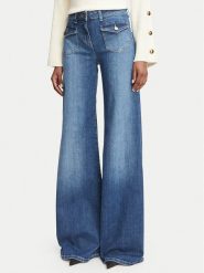 Elisabetta Franchi Jeansy PJ-18N-66E2-V420 Niebieski Wide Leg. Niebieskie jeansy Elisabetta Franchi, bez wzorów. Za 1,799.00 zł.