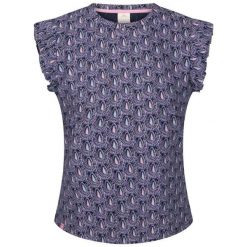 Koszulka Damska Salma Jersey. Niebieskie bluzki Trespass, xs, bez wzorów, z jersey, sportowe, bez kołnierzyka, bez ramiączek. Za 55.99 zł.