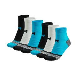 Skarpety do biegania - Uniseks - 6 szt. Niebieskie skarpety XTREME, bez wzorów, z elastanu. Za 185.79 zł.