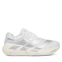 Buty na siłownię adidas. Białe obuwie sportowe Adidas, bez zapięcia, na fitness i siłownię. Za 649.99 zł.