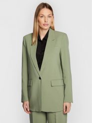 Bruuns Bazaar Marynarka Cindy Sus Frida BBW2548 Zielony Loose Fit. Zielone marynarki i żakiety Bruuns Bazaar, bez wzorów, z syntetyku. Za 399.99 zł.