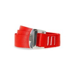 Pasek do spodni Ocun Belt SB 28 mm - red. Czerwone spodnie sportowe Ocun, bez wzorów, trekkingowe. Za 53.99 zł.