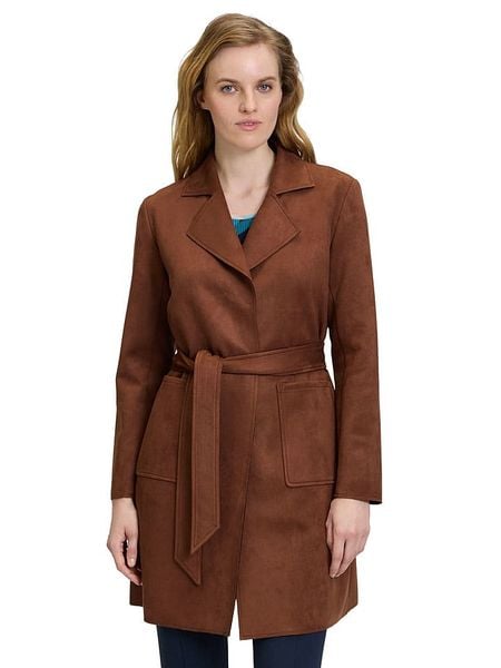 Betty Barclay Płaszcz przejściowy w kolorze brązowym rozmiar: 42. Brązowe płaszcze Betty Barclay, bez wzorów, ze skóry, bez kaptura. Za 260.99 zł.