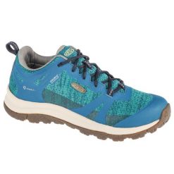 Buty trekkingowe damskie Keen Terradora II WP. Niebieskie trekkingi Keen, z materiału, trekkingowe. Za 469.99 zł.