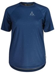 Maloja Koszulka kolarska "SandlingM" w kolorze granatowym rozmiar: S. Niebieskie bluzki Maloja, s, bez wzorów, z materiału, bez kołnierzyka, bez ramiączek. Za 126.15 zł.