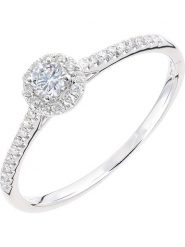 Revoni Złoty pierścionek z diamentami rozmiar: 58. Szare pierścionki Revoni, z diamentem, złote. Za 2,805.99 zł.