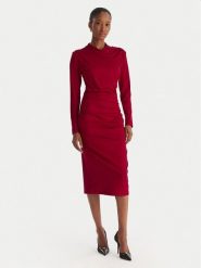 ACCESS FASHION Sukienka koktajlowa 54-3040-225 Czerwony Slim Fit. Czerwone sukienki ACCESS FASHION, s, bez wzorów, z syntetyku, wizytowe, bez kołnierzyka, bez ramiączek. Za 439.99 zł.