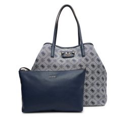 Torebka Guess. Niebieskie shopper Guess, z aplikacjami, bez dodatków. Za 769.99 zł.