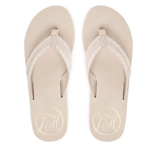 Japonki Tommy Hilfiger. Klapki TOMMY HILFIGER, bez wzorów, bez obcasa. Za 169.99 zł.