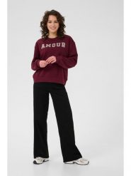 Kaffe Bluza w kolorze czerwonym rozmiar: M. Czerwone bluzy Kaffe, m, bez wzorów, bez kaptura. Za 135.49 zł.