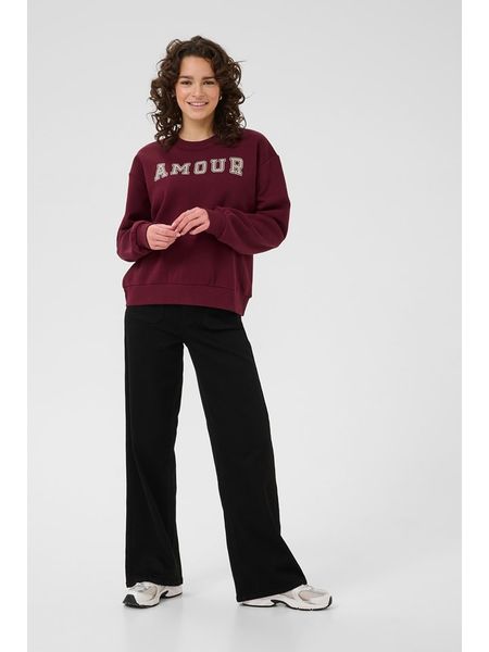 Kaffe Bluza w kolorze czerwonym rozmiar: XXL. Czerwone bluzy Kaffe, xxl, bez wzorów, bez kaptura. Za 139.54 zł.