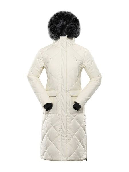 Alpine Pro Płaszcz pikowany "Gosbera" w kolorze białym rozmiar: XXL. Białe płaszcze Alpine Pro, s, bez wzorów, bez kaptura. Za 689.95 zł.
