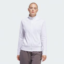 Damska teksturowana bluza dresowa adidas Ultimate365. Białe bluzy Adidas, xl, bez wzorów, z dresówki, bez kaptura. Za 329.00 zł.
