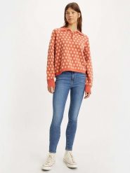 Levi's Dżinsy "720" - Super Skinny fit - w kolorze niebieskim rozmiar: W28/34. Niebieskie jeansy Levi's®, s, z aplikacjami, z podwyższonym stanem. Za 140.86 zł.