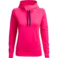 Bluza damska BLD601 - różowy neon - Outhorn. Czerwone bluzy Outhorn, na lato, bez wzorów, z materiału, bez kaptura. W wyprzedaży za 59.99 zł.