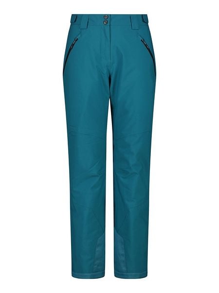 CMP Spodnie narciarskie w kolorze turkusowym rozmiar: 34. Niebieskie spodnie dresowe CMP, m, bez wzorów, narciarskie. Za 236.61 zł.