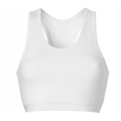 Stanik sportowy dla kobiet O'neill Top Plain. Białe bielizna sportowa O'Neill, bez wzorów. Za 71.98 zł.
