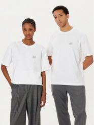 Filling Pieces T-Shirt Unisex Embroidered Knot 7449986 Biały Regular Fit. Białe t-shirty Filling Pieces, m, bez wzorów, z bawełny, bez kołnierzyka, bez ramiączek. Za 199.99 zł.