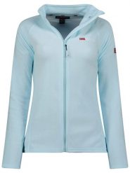 Geographical Norway Kurtka polarowa "Tug" w kolorze błękitnym rozmiar: XXL. Niebieskie swetry Geographical Norway, xxl, bez wzorów, z polaru, bez ramiączek. Za 70.41 zł.