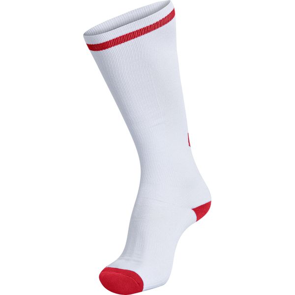 Skarpety sportowe dla dorosłych Hummel Elite Indoor Sock High. Białe skarpety Hummel, bez wzorów. Za 91.00 zł.