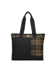 Barbour Torebka Mya Patchwork LBA0484BK11 Czarny. Czarne shopper Barbour, bez wzorów, z materiału, bez dodatków. Za 579.99 zł.