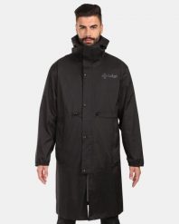 Unisex narciarski płaszcz przeciwdeszczowy Kilpi TEAM RAINCOAT-U. Czarne płaszcze Kilpi, na zimę, m, bez wzorów, z materiału, z kapturem. Za 628.61 zł.