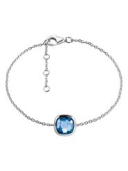 Les Petites Précieuses Srebrna bransoletka z tanzanitem rozmiar: onesize. Szare bransoletki Les Petites Précieuses, z tanzanitem, srebrne. Za 112.45 zł.