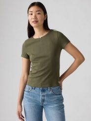 Levi's Koszulka w kolorze khaki rozmiar: L. Brązowe bluzki Levi's®, l, bez wzorów, bez kołnierzyka, bez ramiączek. Za 70.90 zł.