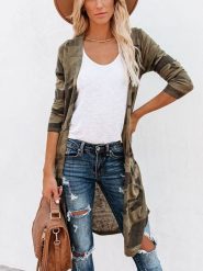 LA Angels Kardigan w kolorze khaki rozmiar: XL. Brązowe kardigany LA Angels, xl, bez wzorów. Za 152.99 zł.