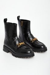 Botki damskie TWINSET. Botki Twinset Milano, bez wzorów, bez obcasa, bez zapięcia. Za 1,099.00 zł.