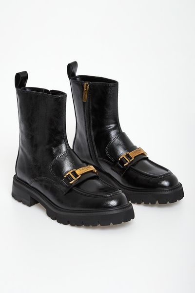 Botki damskie TWINSET. Botki Twinset Milano, bez wzorów, bez obcasa, bez zapięcia. Za 1,099.00 zł.