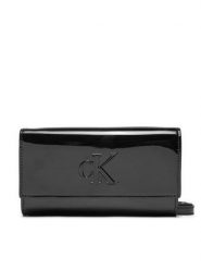 Calvin Klein Jeans Torebka Sculpted Long Fold Im K60K613061 Czarny. Czarne listonoszki Calvin Klein Jeans, bez wzorów, z jeansu, bez dodatków. Za 179.99 zł.