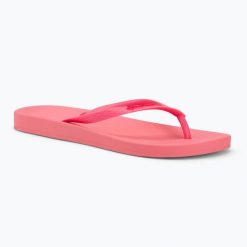 Japonki damskie Ipanema Anat Colors. Czerwone klapki Ipanema, bez wzorów, z materiału, bez obcasa. Za 69.00 zł.